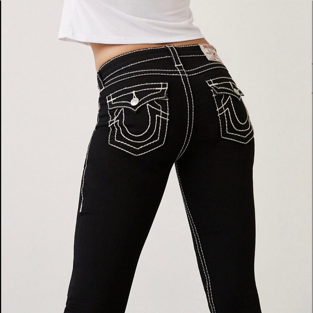 True Religion Halle Big T Super Skinny Black